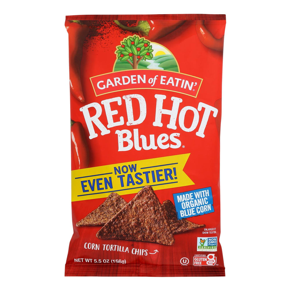 Chips, Blue Corn Tortilla, Red Hot,12 - 5.5 OUNCE