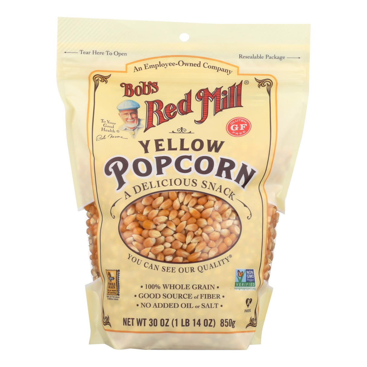 Popcorn Kernels, Yellow,4 - 30 OUNCE