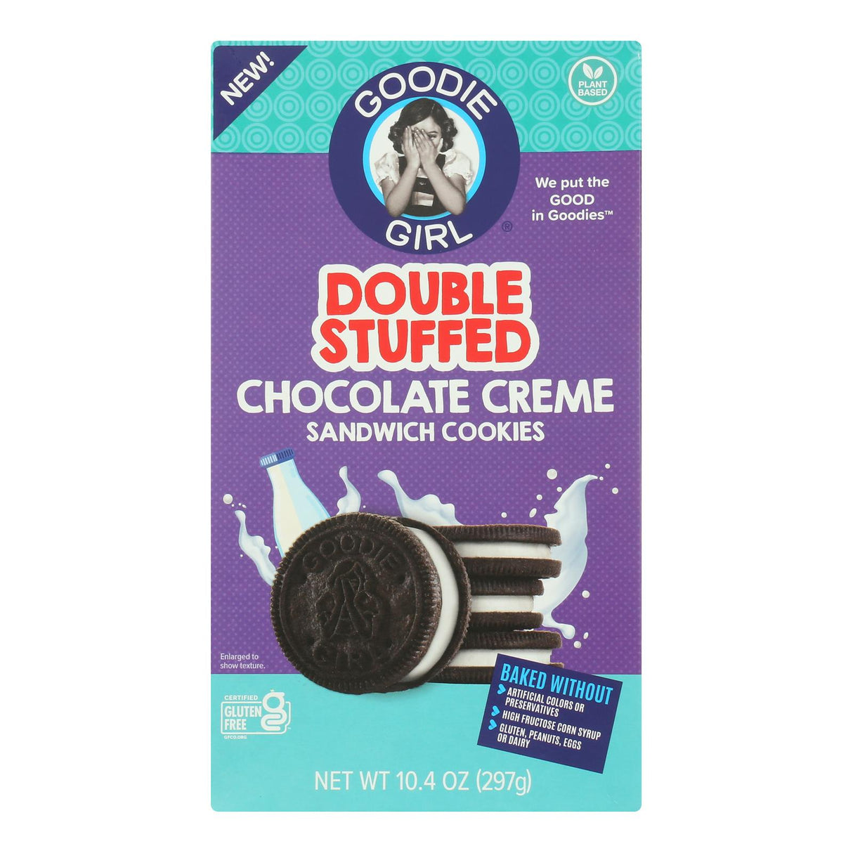 Cookies, Chocolate Sandwich, Creme-Filled, Double-Stuff,6 - 10.4 OUNCE