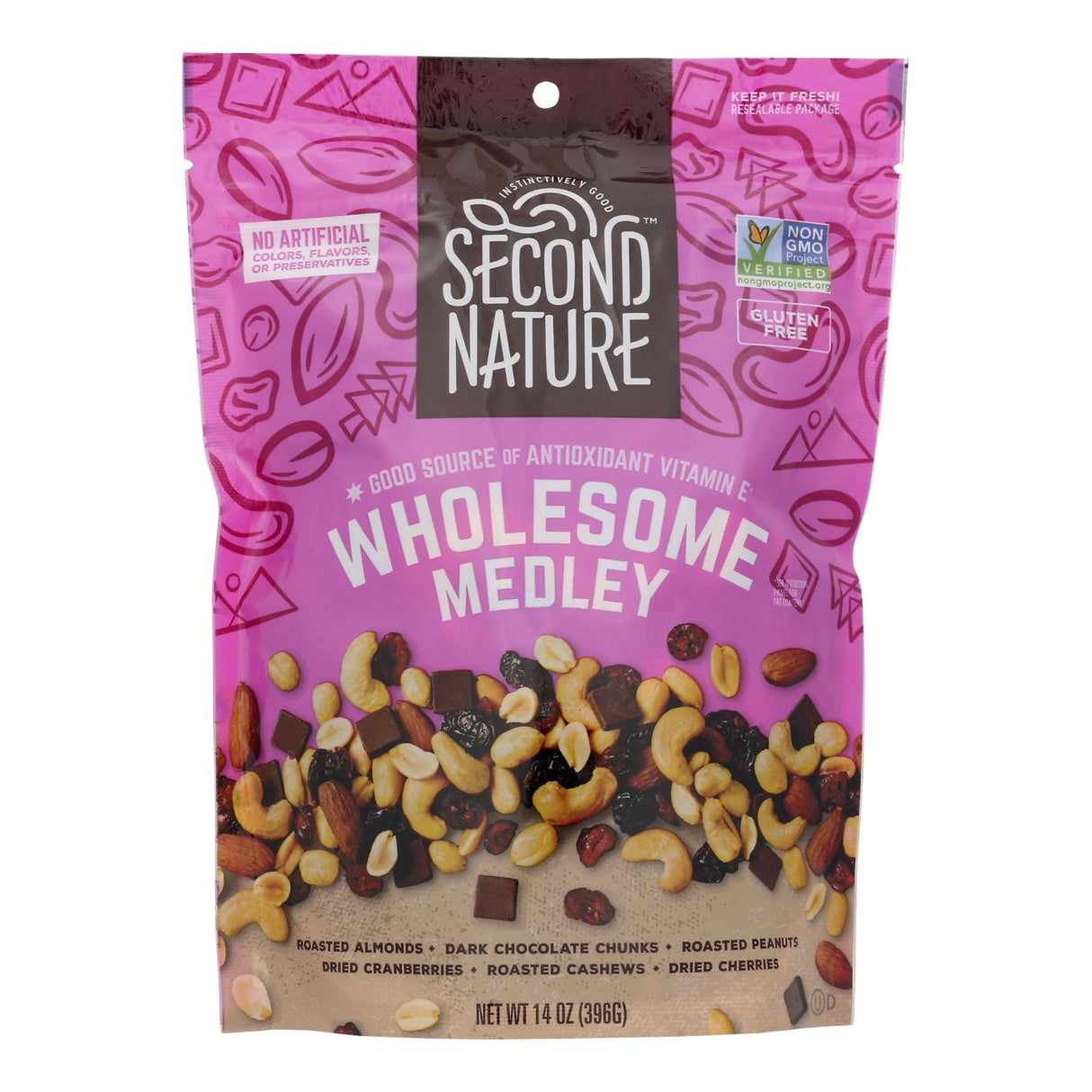 Trail Mix, Fruit & Nut, Wholesome Medley,6 - 14 OUNCE