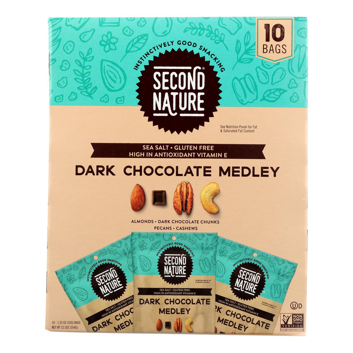 Trail Mix, Dark Chocolate Medley, Single-Serve, 1.25 Ounce,4 - 10 COUNT
