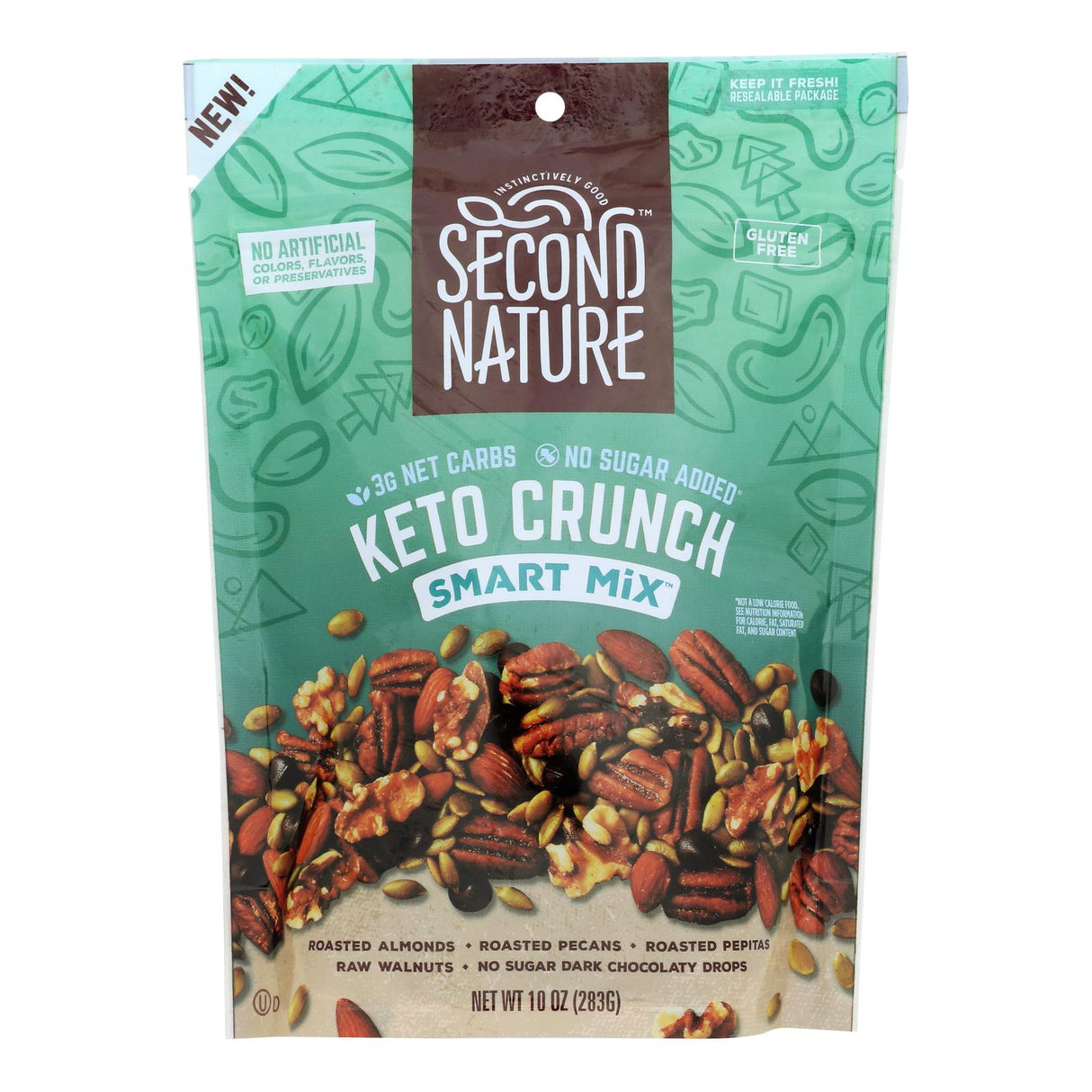Trail Mix, Smart Mix Keto Crunch, Resealable Bag,6 - 10 OUNCE