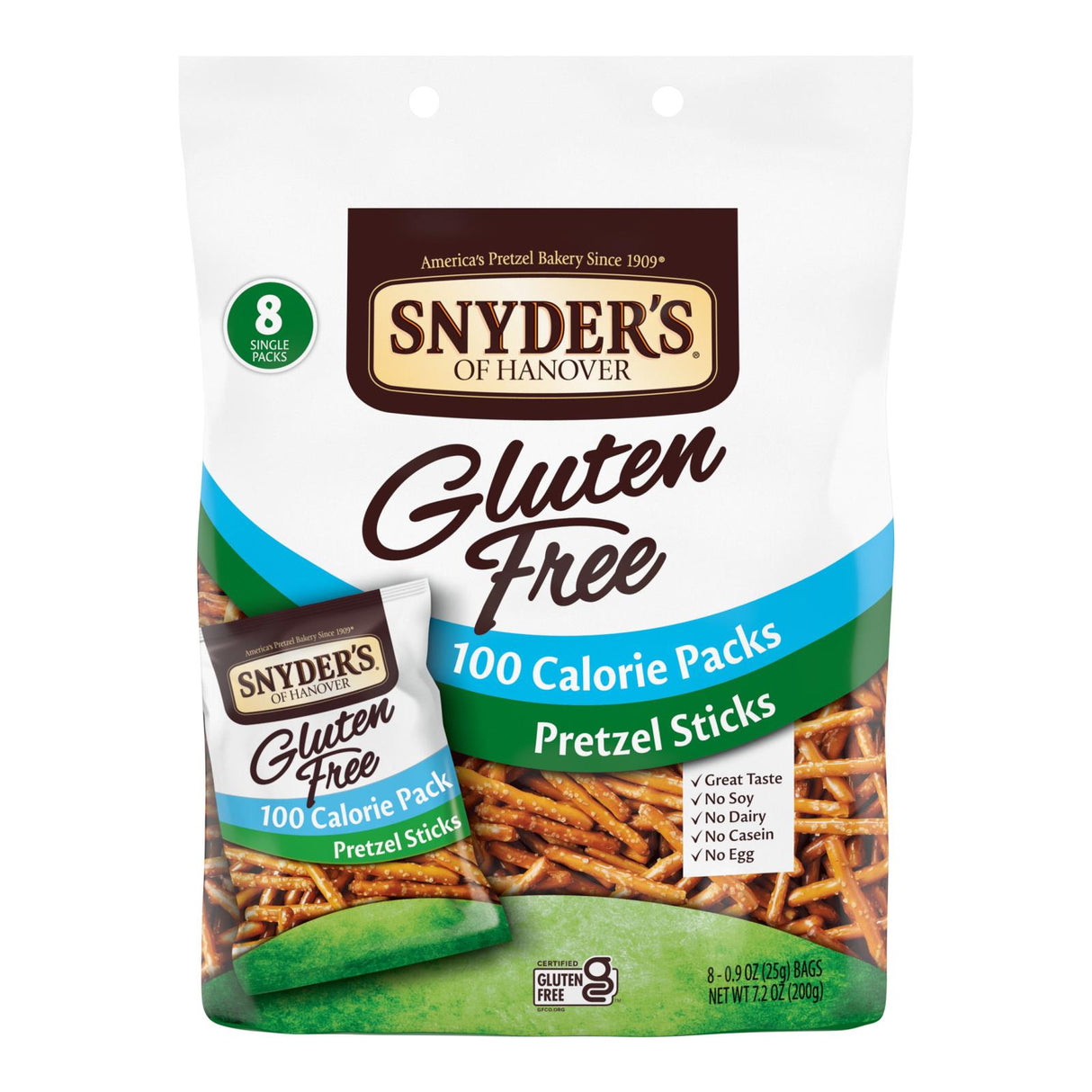 Pretzel Sticks, Single-Serve, 0.9 Ounce,6 - 8 COUNT