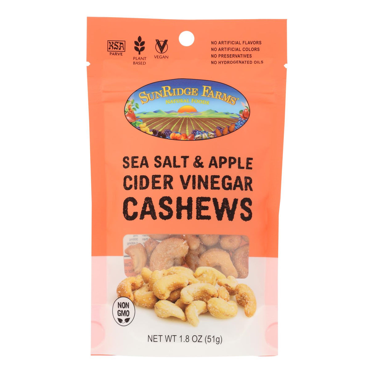 Cashews, Sea Salt & Apple Cider Vinegar,8 - 1.8 OUNCE