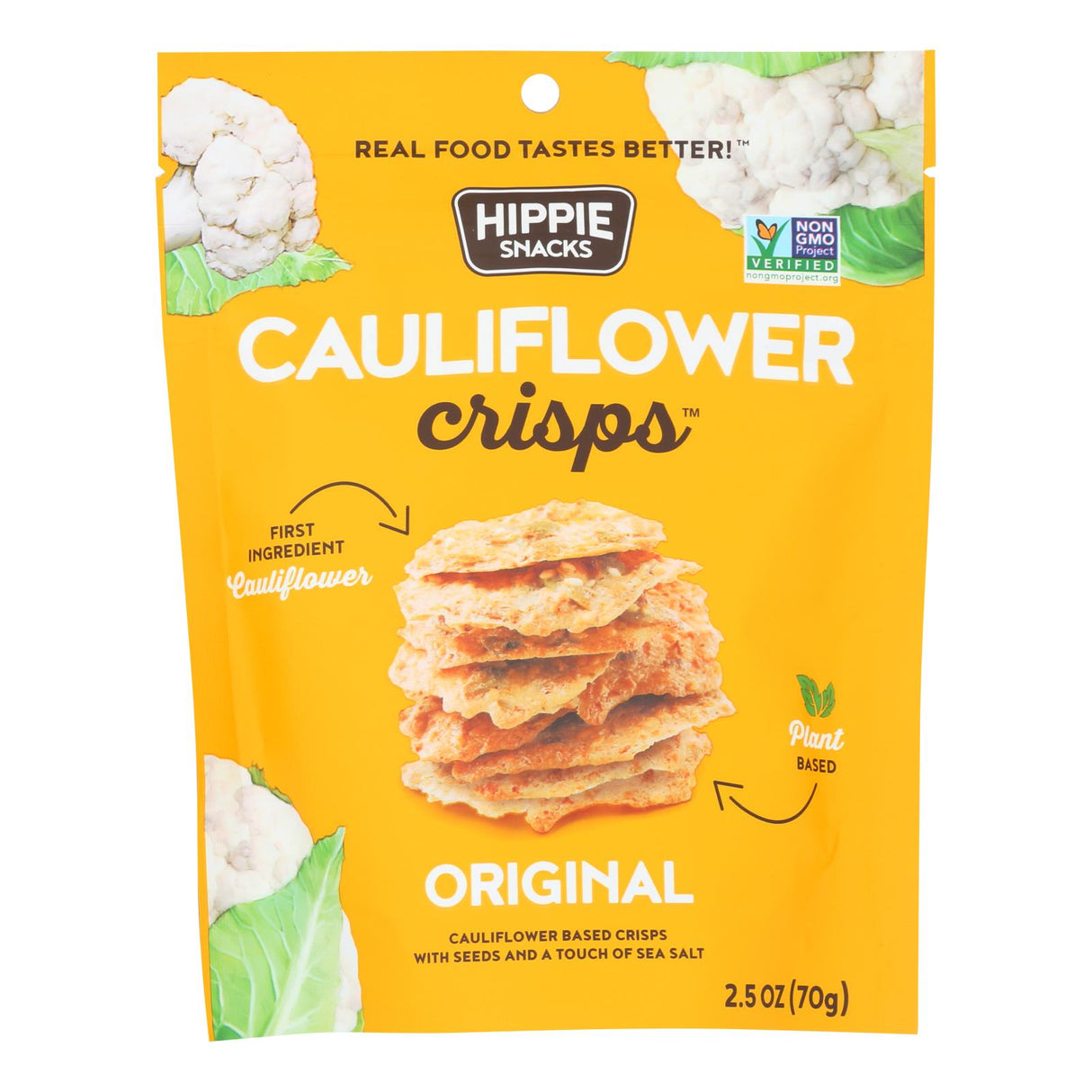 Crisps, Cauliflower, Original,8 - 2.5 OUNCE