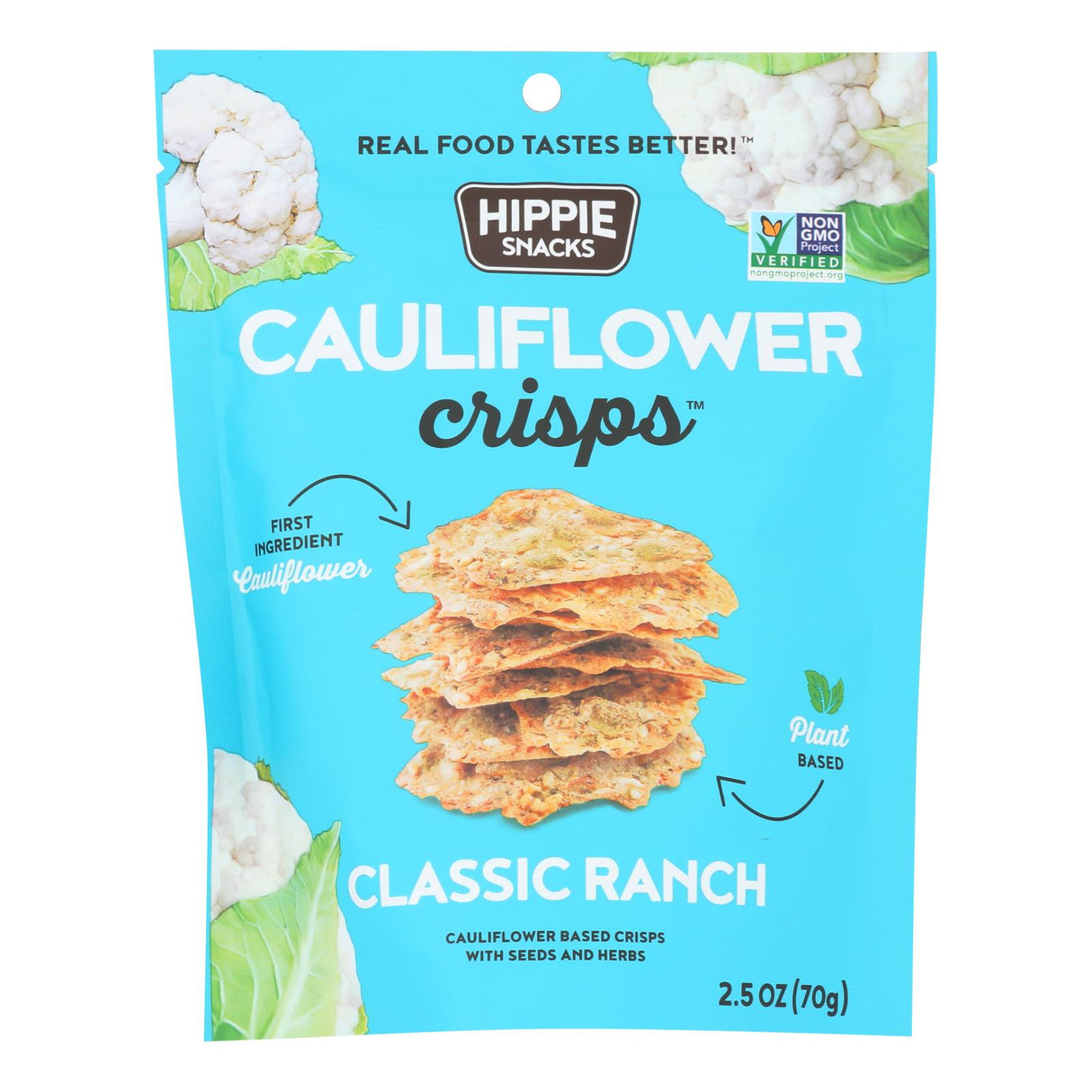 Crisps, Cauliflower, Ranch,8 - 2.5 OUNCE