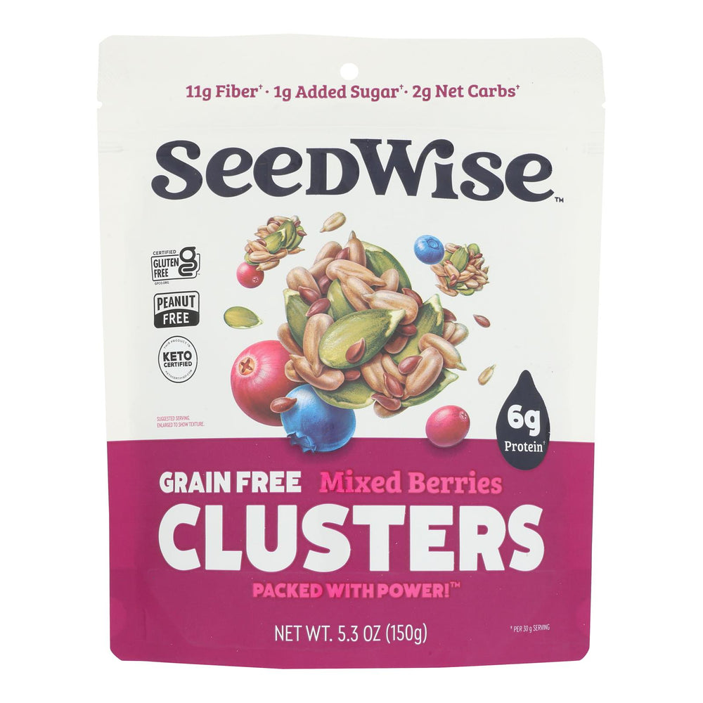 Snack Clusters, Seed, Mixed Berries,6 - 5.3 OUNCE
