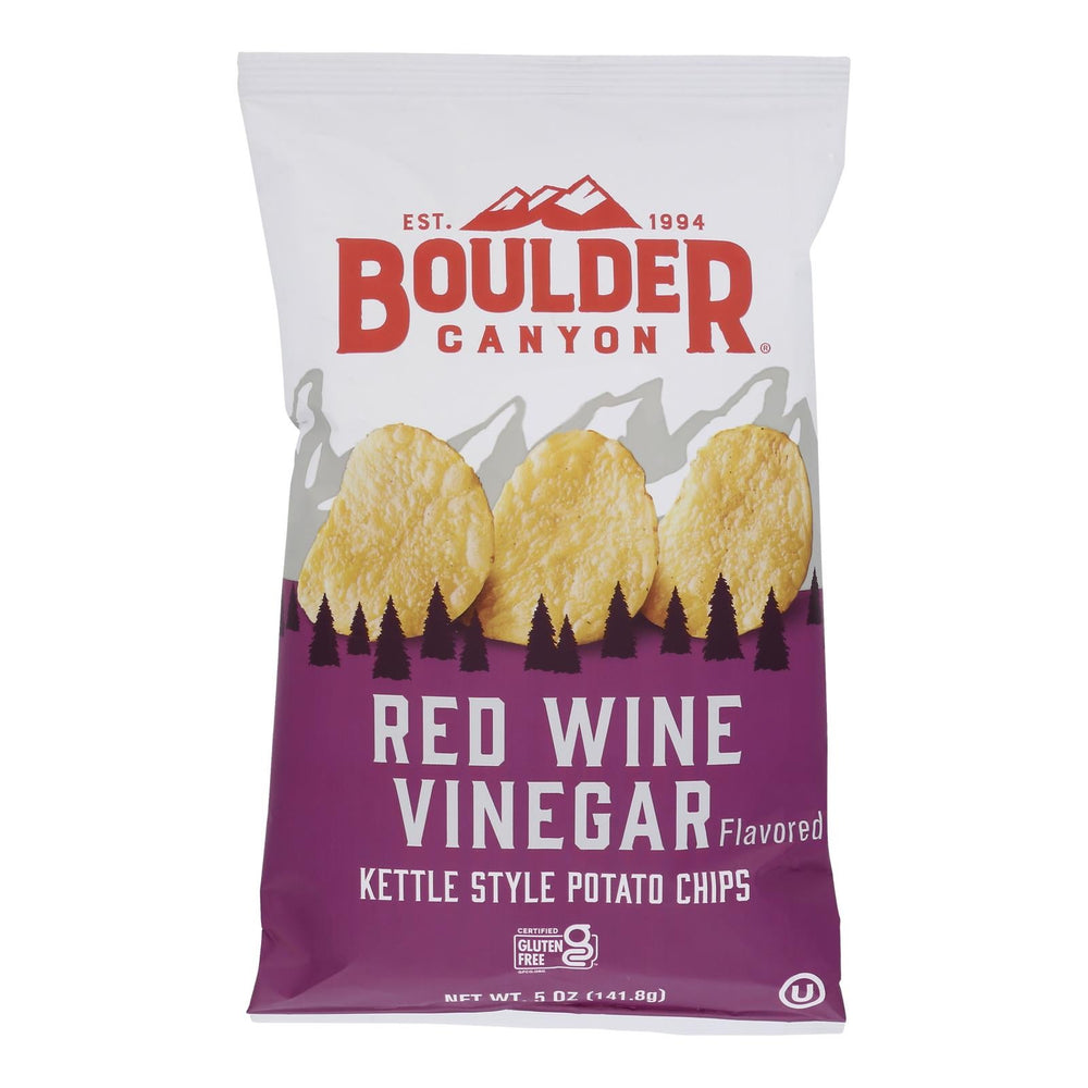 Chips, Potato, Kettle-Cooked, Red Wine Vinegar,12 - 5 OUNCE