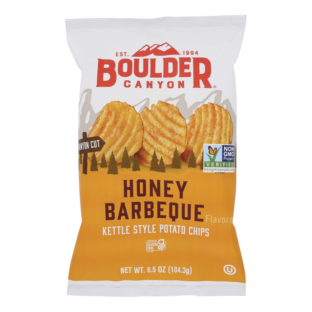 Chips, Kettle-Cooked Canyon-Cut, Honey Barbecue,12 - 6.5 OUNCE