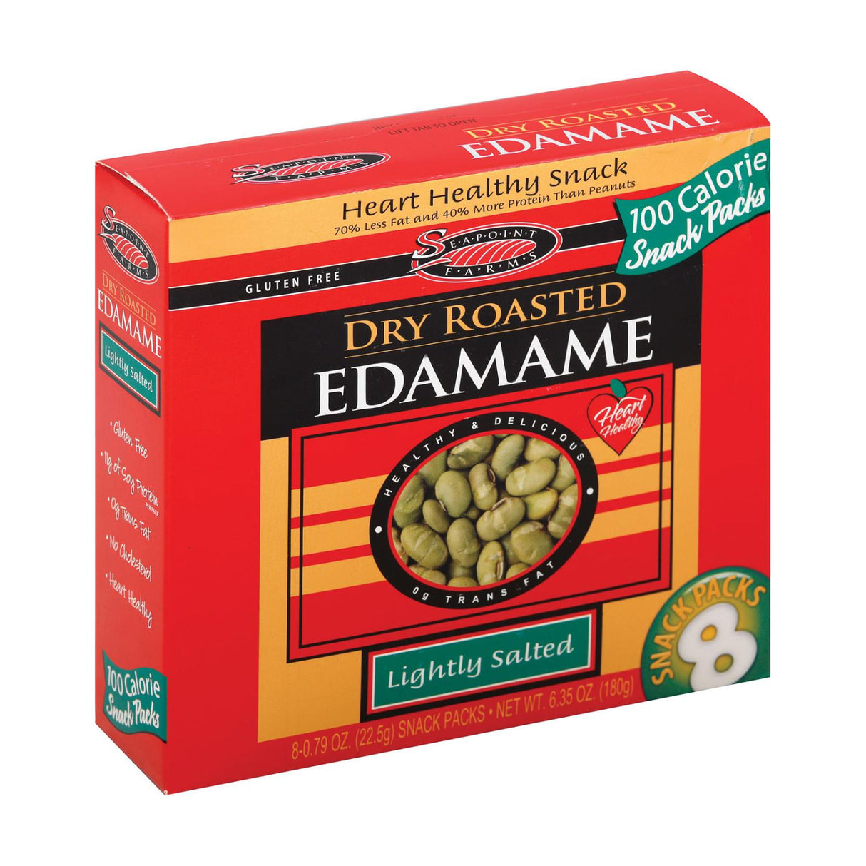 Edamame, Dry Roasted & Lightly Salted, 0.79 Ounce,12 - 8 COUNT