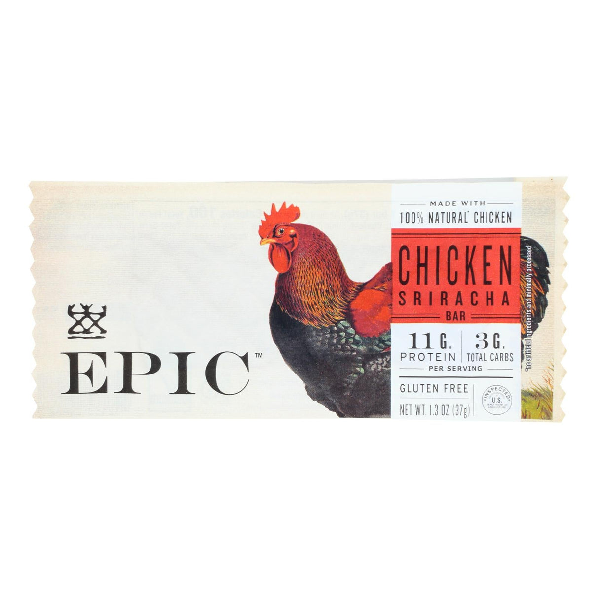 Snack Bars, Chicken, Sriracha,12 - 1.3 OUNCE