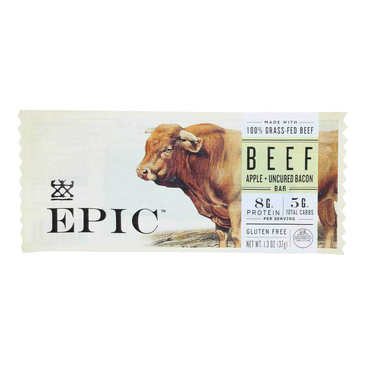 Snack Bars, Beef, Apple & Uncured Bacon,12 - 1.3 OUNCE