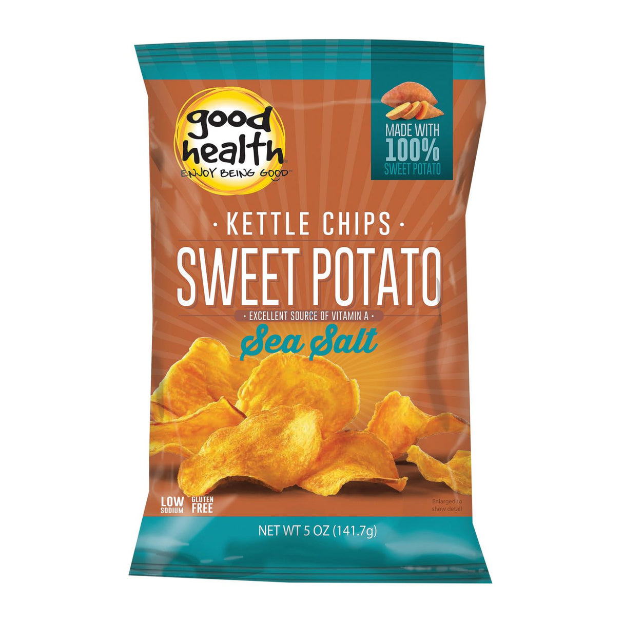 Chips, Sweet Potato, Kettle-Cooked, Sea Salt,12 - 5 OUNCE