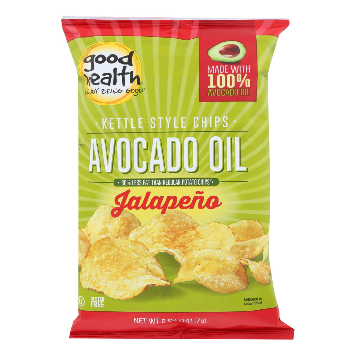 Chips, Kettle-Cooked, Jalapeno, Avocado Oil,12 - 5 OUNCE