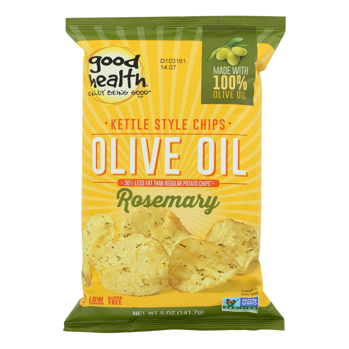 Chips, Kettle-Cooked, Rosemary, Olive Oil,12 - 5 OUNCE
