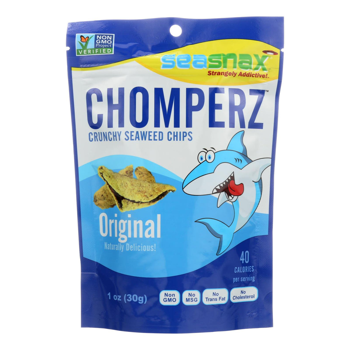 Chips, Seaweed, Original, Resealable Bag,8 - 1 OUNCE