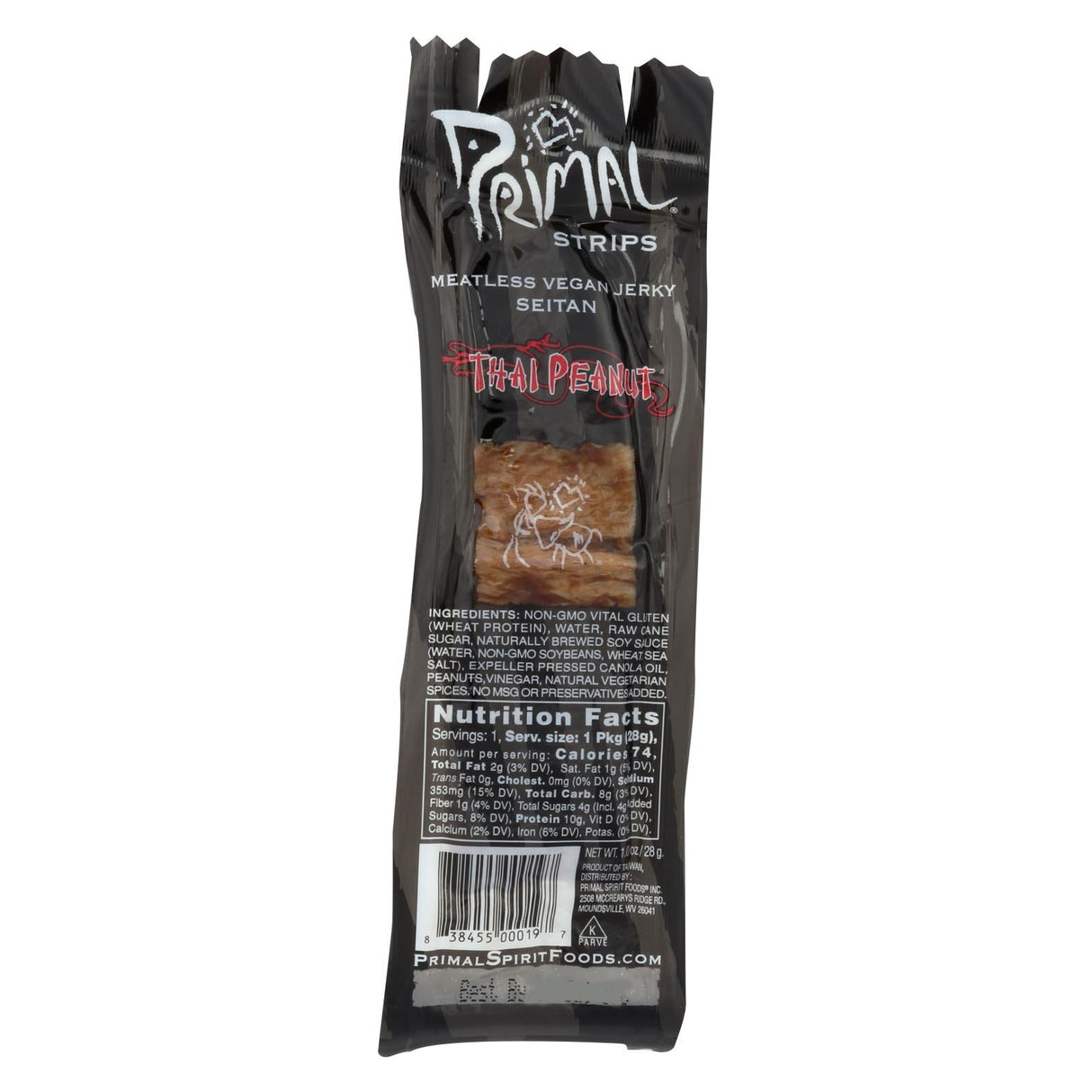 Snack Sticks, Seitan, Plant-Based, Thai Peanut,24 - 1 OUNCE