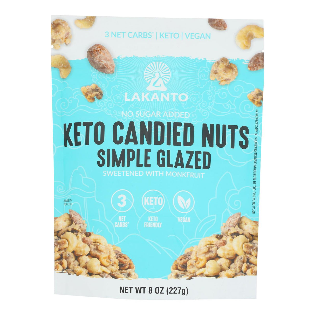 Nuts, Simple Glazed, Sweetened with Monk Fruit,12 - 8 OUNCE