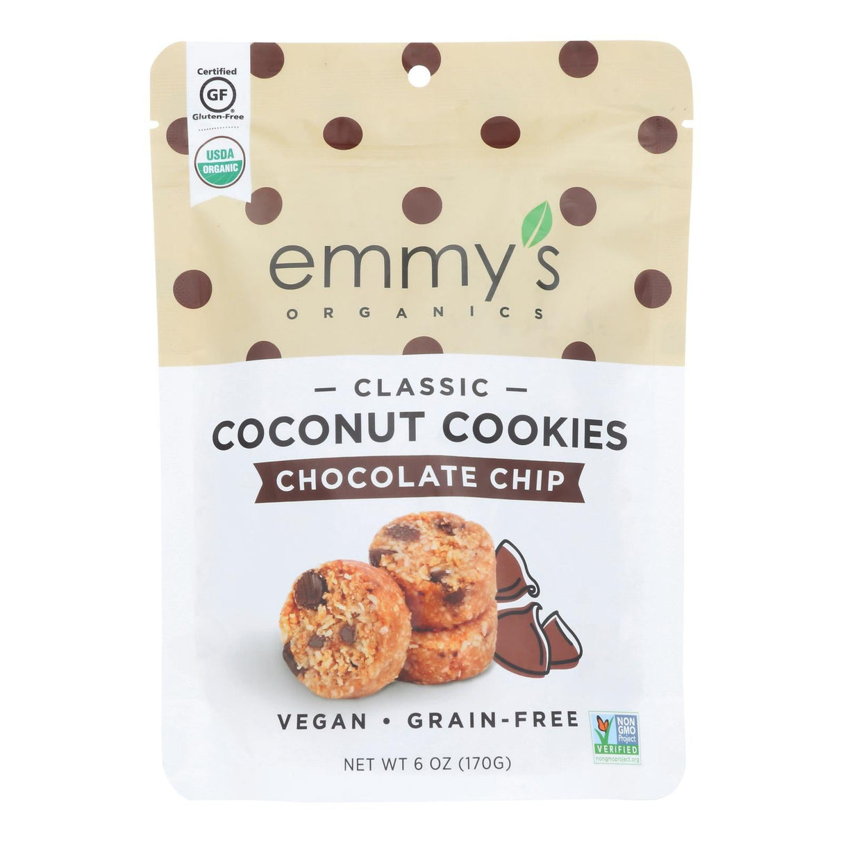 Cookies, Coconut, Chocolate Chip, Shelf-Stable,8 - 6 OUNCE