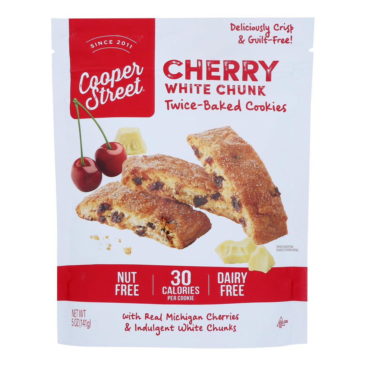 Cookies, Twice-Baked, Cherry White Chunk,6 - 5 OUNCE