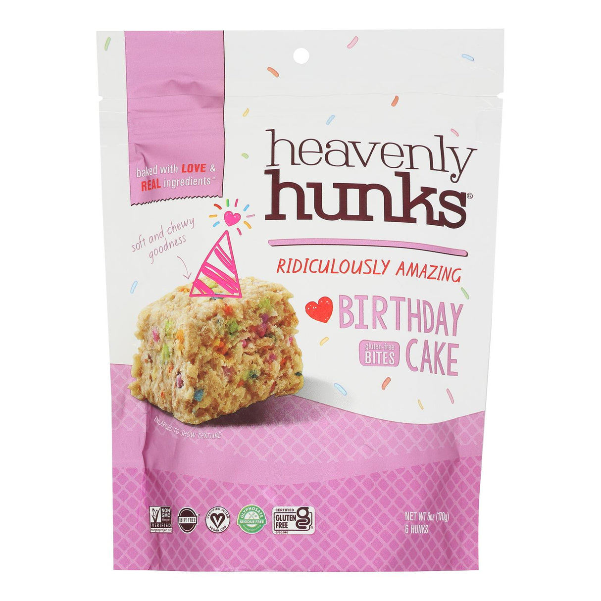 Cookie Bites, Birthday Cake, 1 Ounce,6 - 6 COUNT