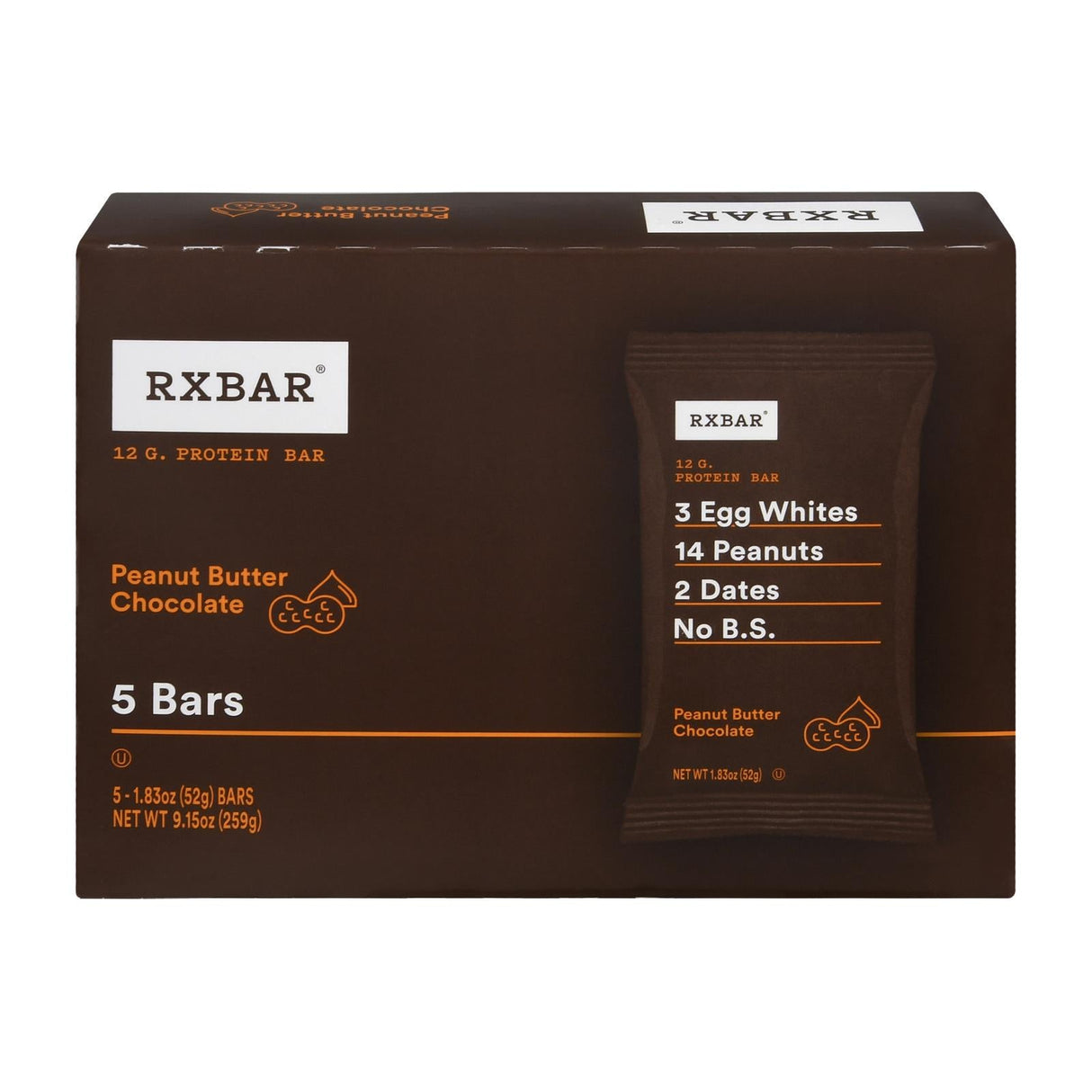 Bars, Protein, Peanut Butter Chocolate, 1.83 Ounce,6 - 5 COUNT