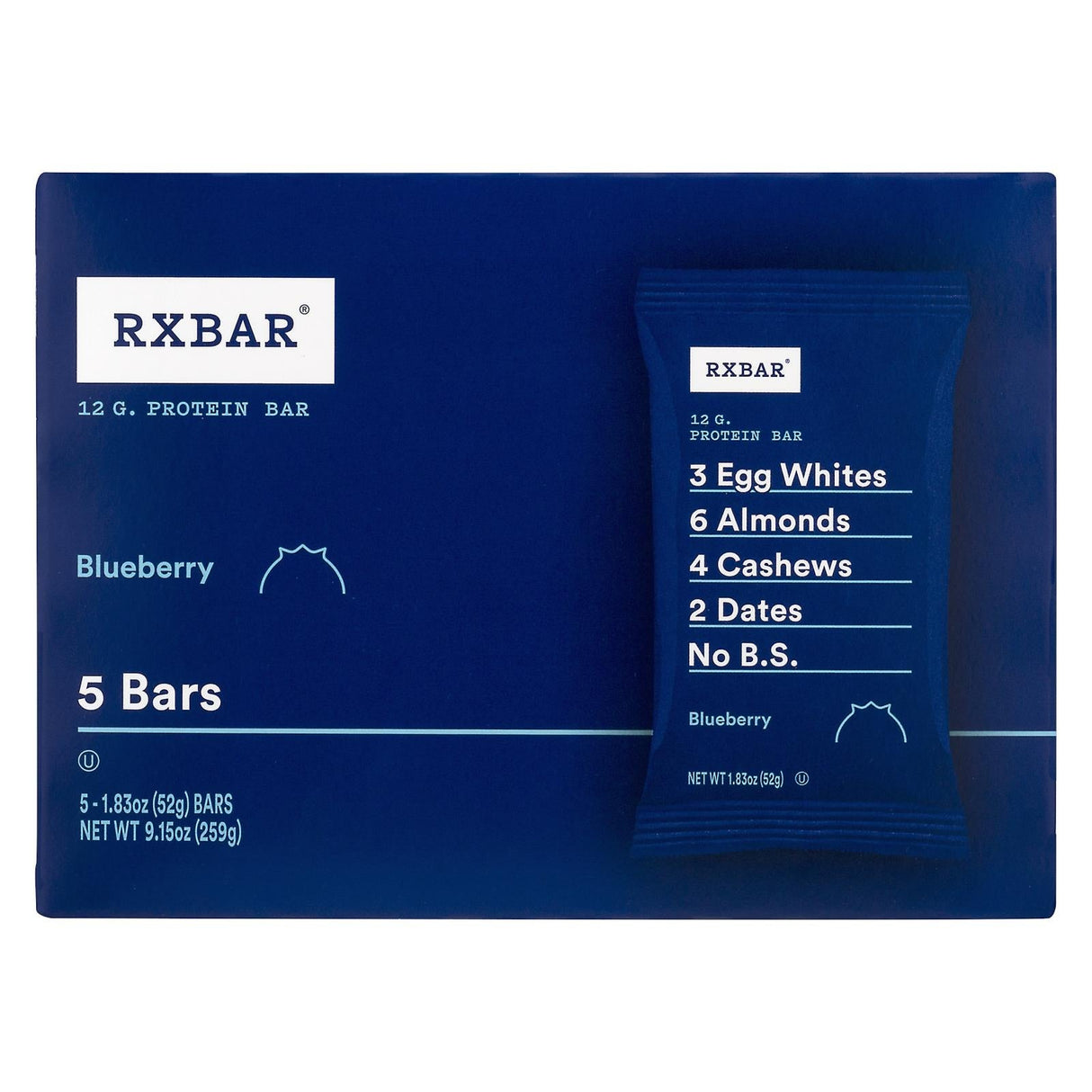 Bars, Protein, Blueberry, 1.83 Ounce,6 - 5 COUNT
