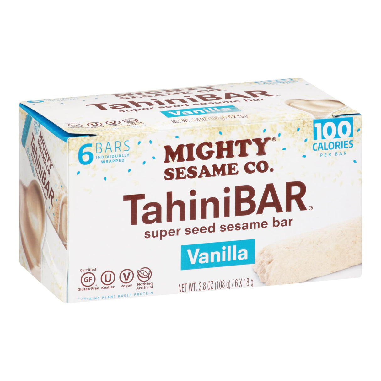Bars, Sesame, Tahini, Vanilla, 0.63 Ounce,8 - 6 COUNT
