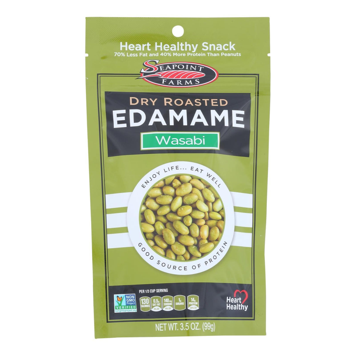 Edamame, Dry Roasted, Spicy Wasabi,12 - 3.5 OUNCE