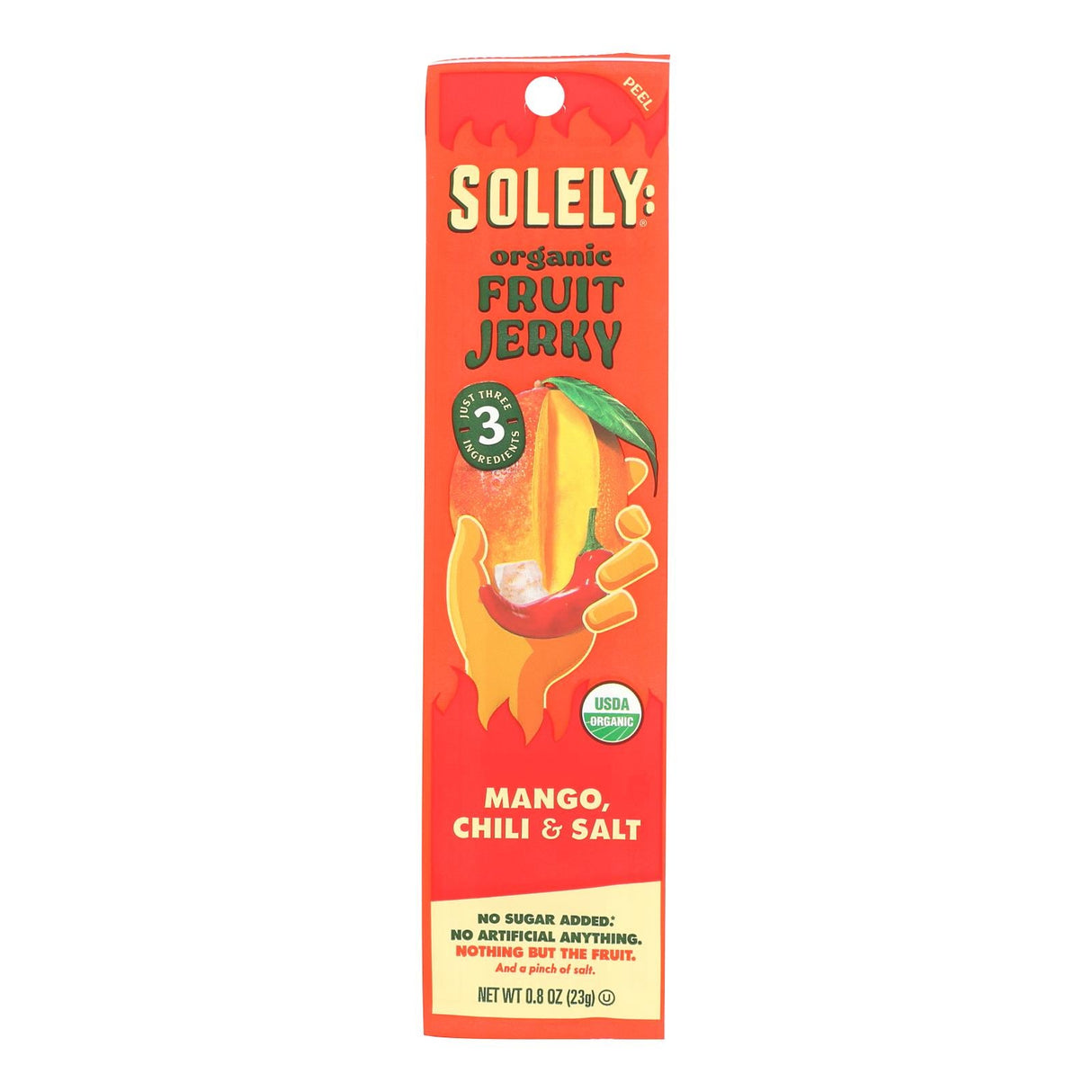 Jerky, Mango, Chili & Salt,12 - 0.8 OUNCE