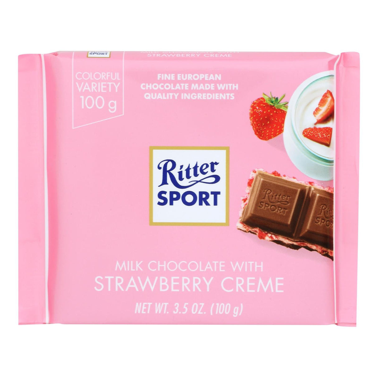 Chocolate Bars, Milk, Strawberry Creme-Filled,12 - 3.5 OUNCE