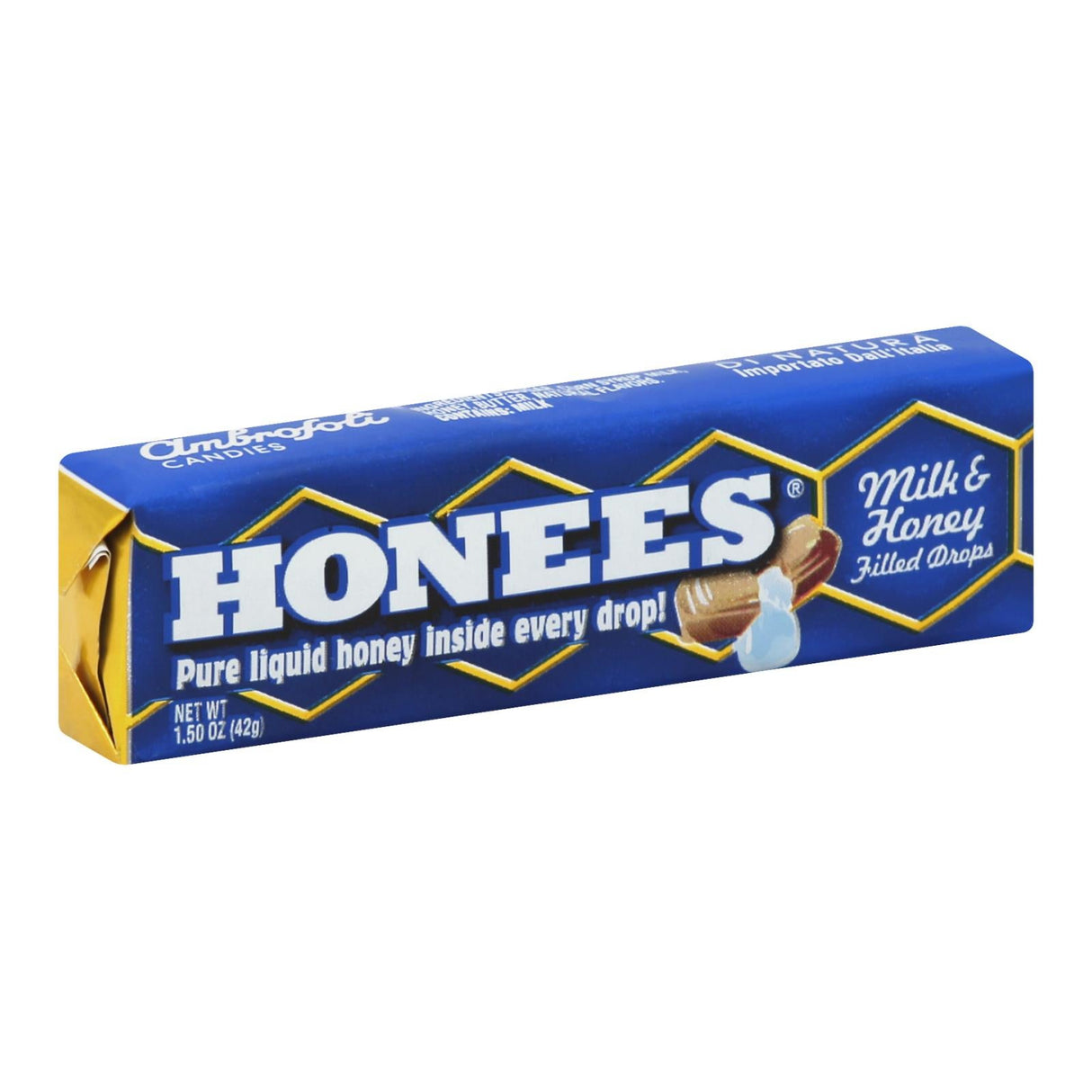 Throat Drops, Milk & Honey Filled,24 - 1.5 OUNCE