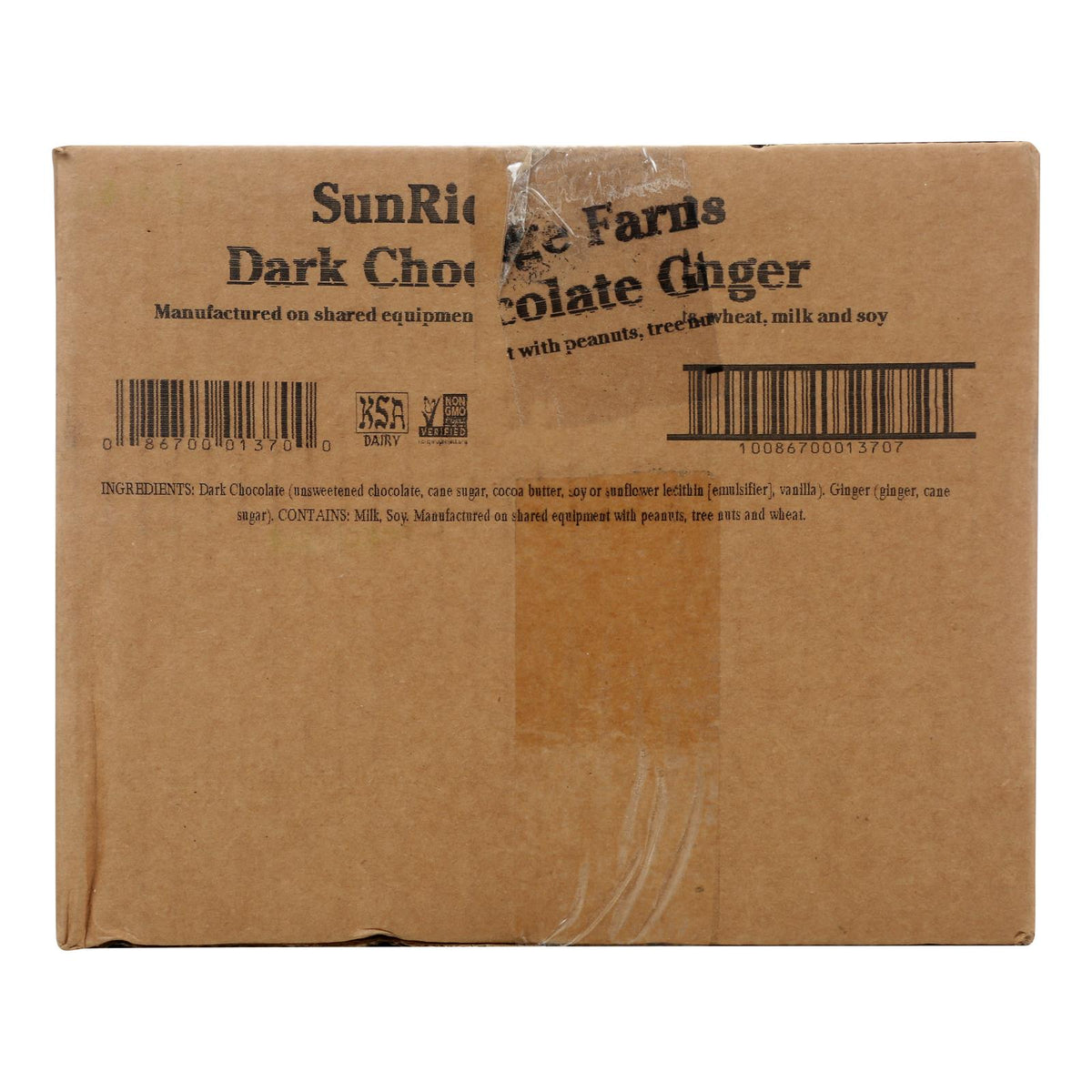 Ginger, Candied, Dark Chocolate-Covered,1 - 10 POUND