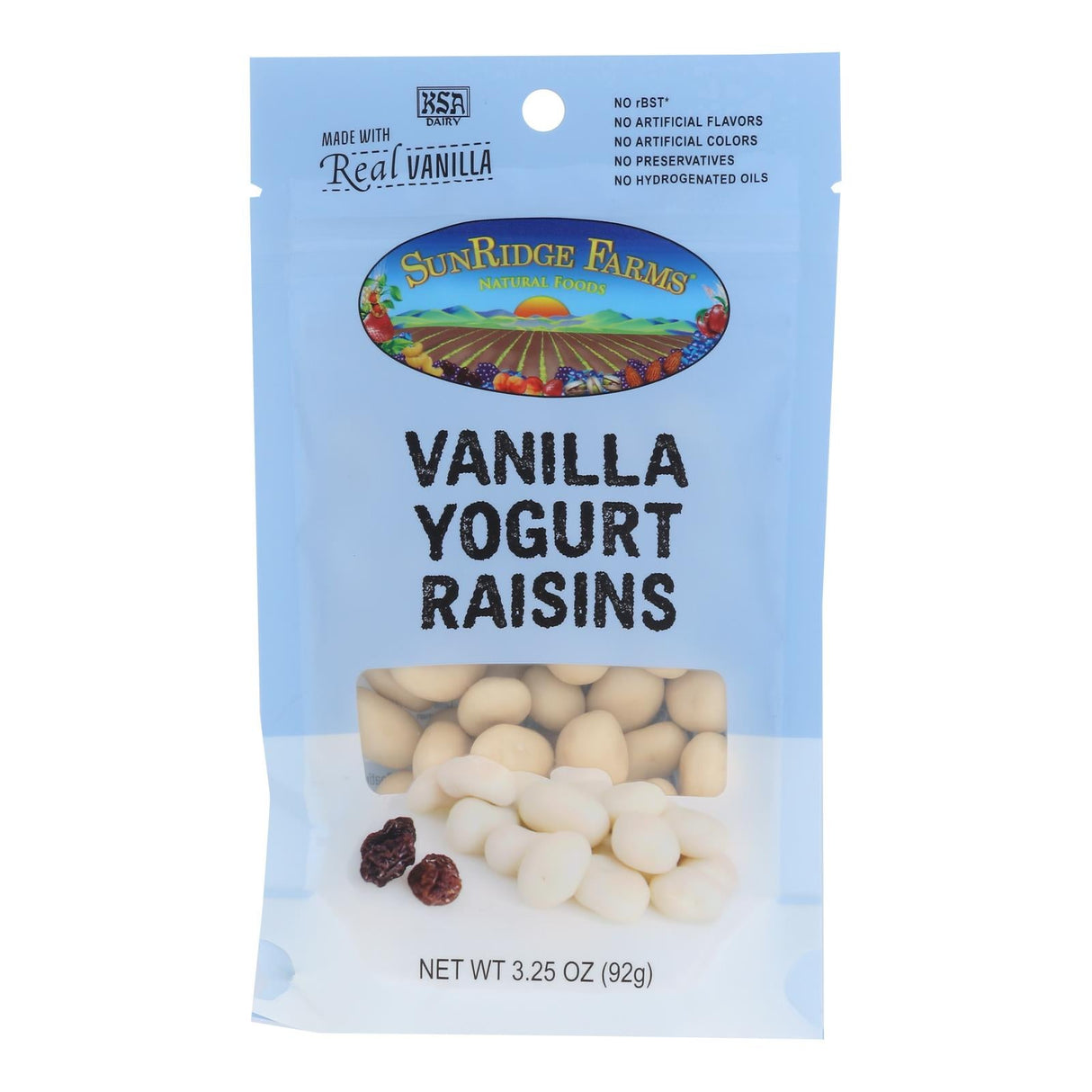 Raisins, Vanilla Yogurt-Covered,8 - 3.25 OUNCE