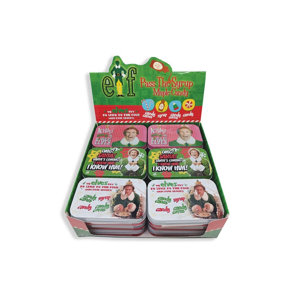 Candy, Maple, Elf, Tin,18 - 1.5 OUNCE