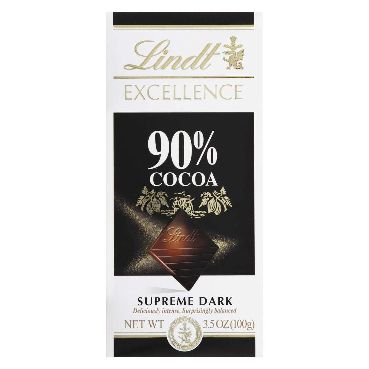 Chocolate Bars, Dark, Excellence Supreme, 90% Cocoa,12 - 3.5 OUNCE