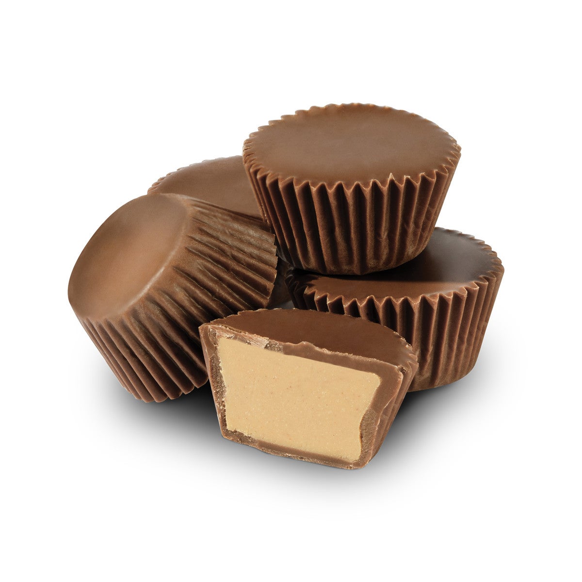 Candy, Peanut Butter Cup, Mini, Milk Chocolate,2 - 5 POUND