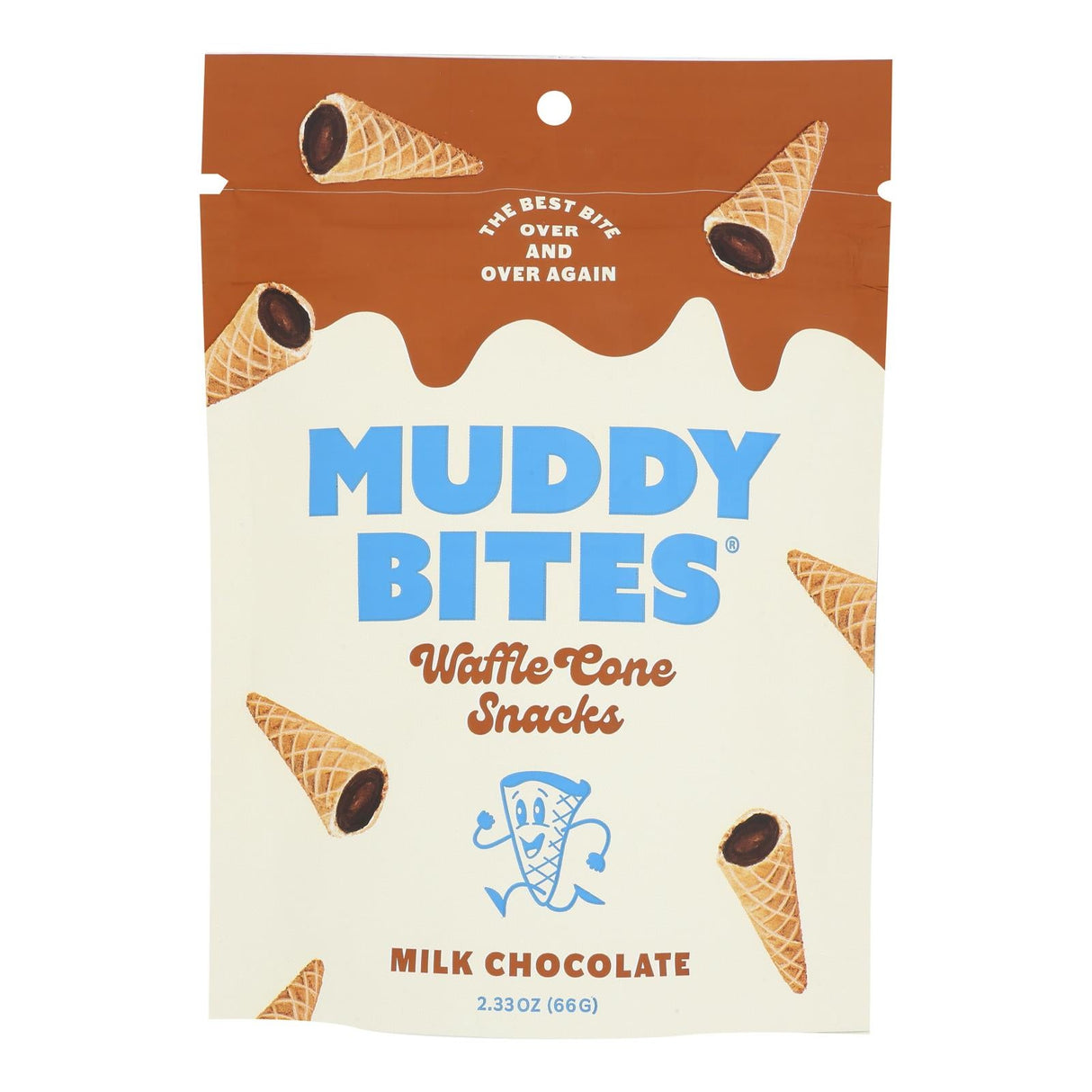 Snack Bites, Waffle Cone, Milk Chocolate-Filled,12 - 2.33 OUNCE