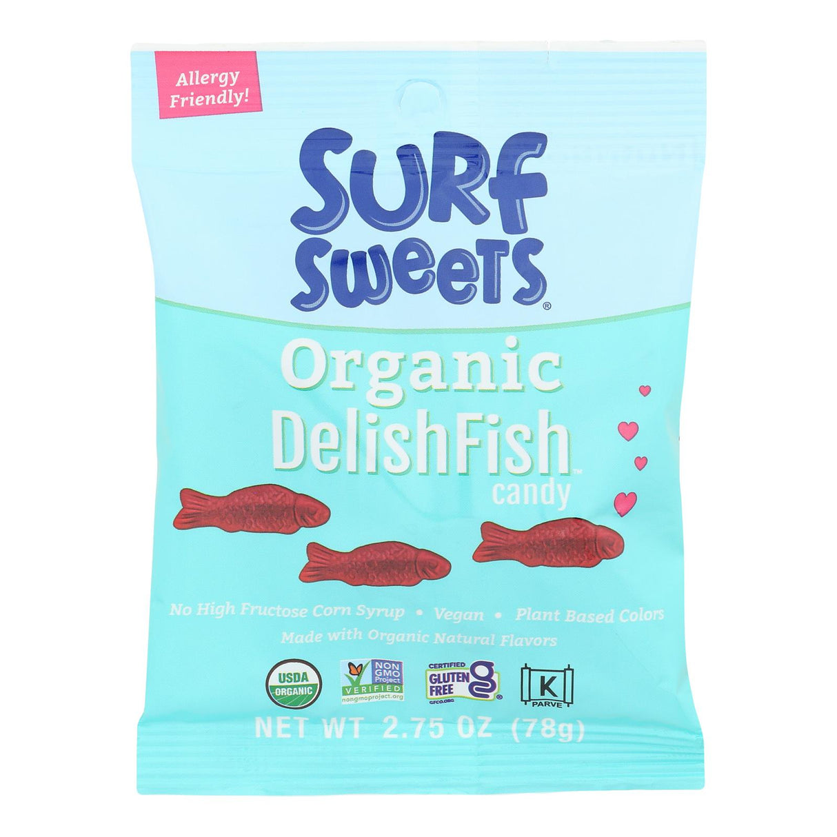 Candy, Gummy Fish, Red,12 - 2.75 OUNCE