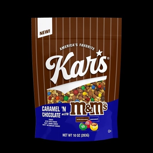 Trail Mix, Caramel & Chocolate, contains M&M Milk Chocolate & Caramel,6 - 10 OUNCE