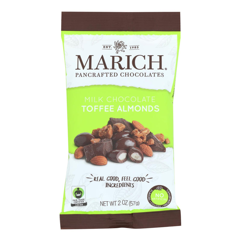 Almonds, Milk Chocolate Covered Toffee,12 - 2 OUNCE
