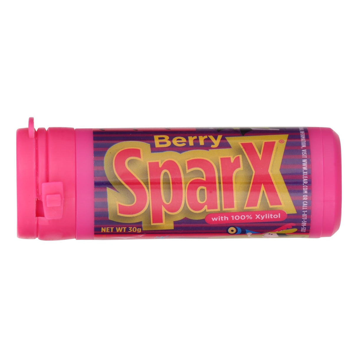 Candy, Sparx, Berry, contains Xylitol,6 - 30 Gram Avg