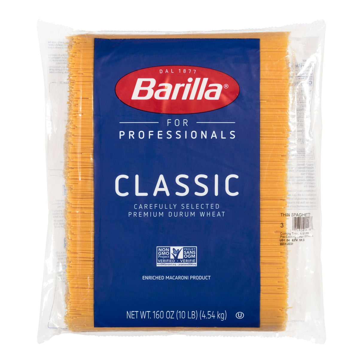 Pasta, Spaghetti, Thin, Bulk,2 - 160 OUNCE