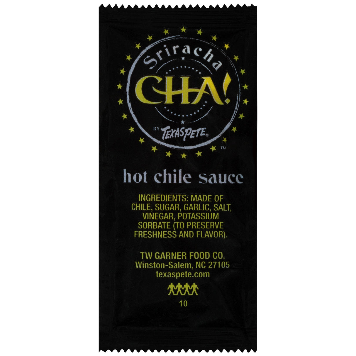 Sauce, Hot, Cha!, Sriracha, Packets,200 - 7 Gram Avg