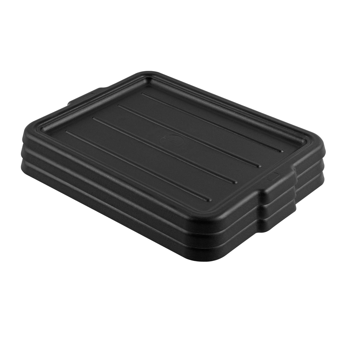 Lid, Bus Box, 23.25 x 17 x 1 Inch, Snap-On, Black, Plastic,1 - 1 EACH