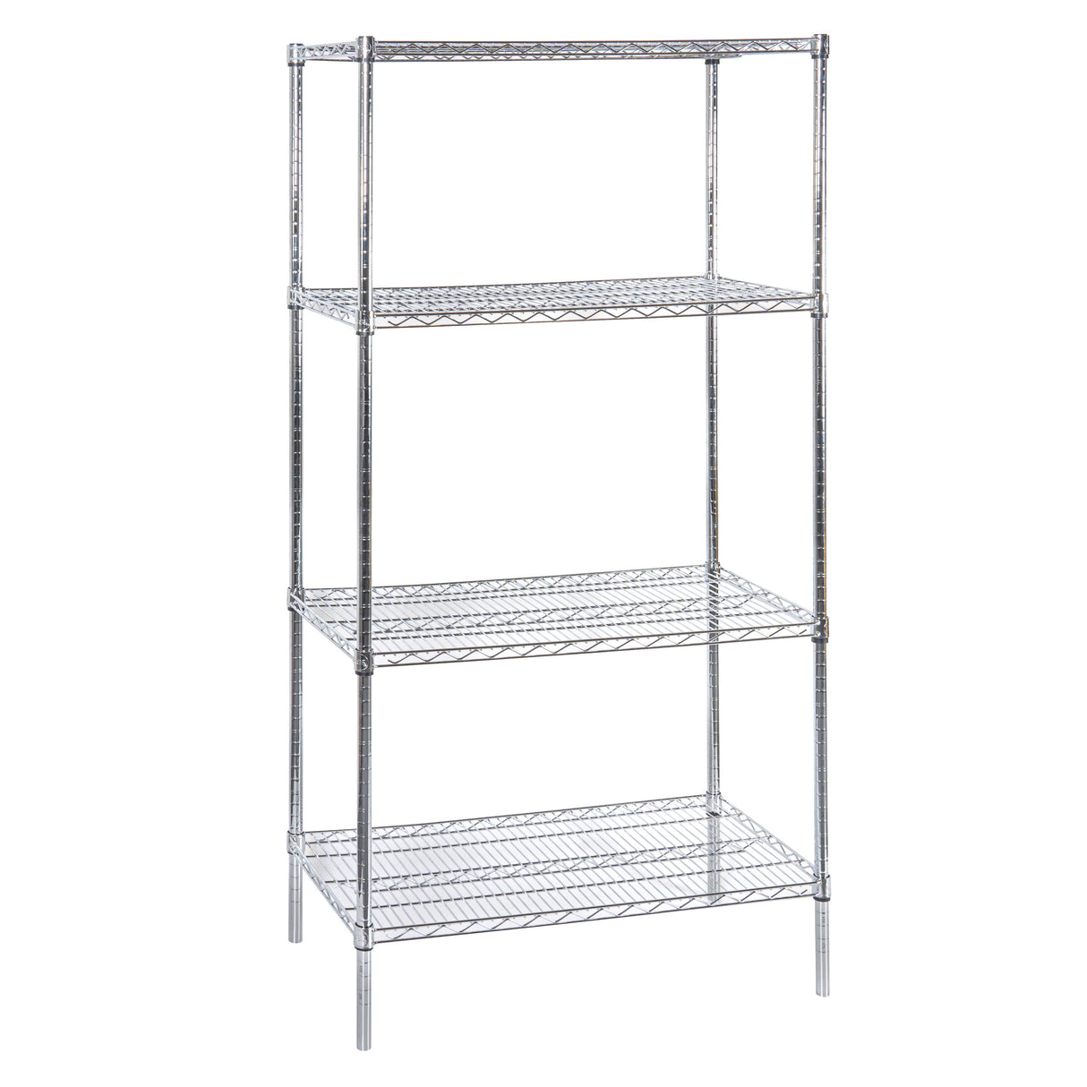 Shelves, NSF, RW Base, 18 x 36 Inch, Chrome,4 - 1 EACH