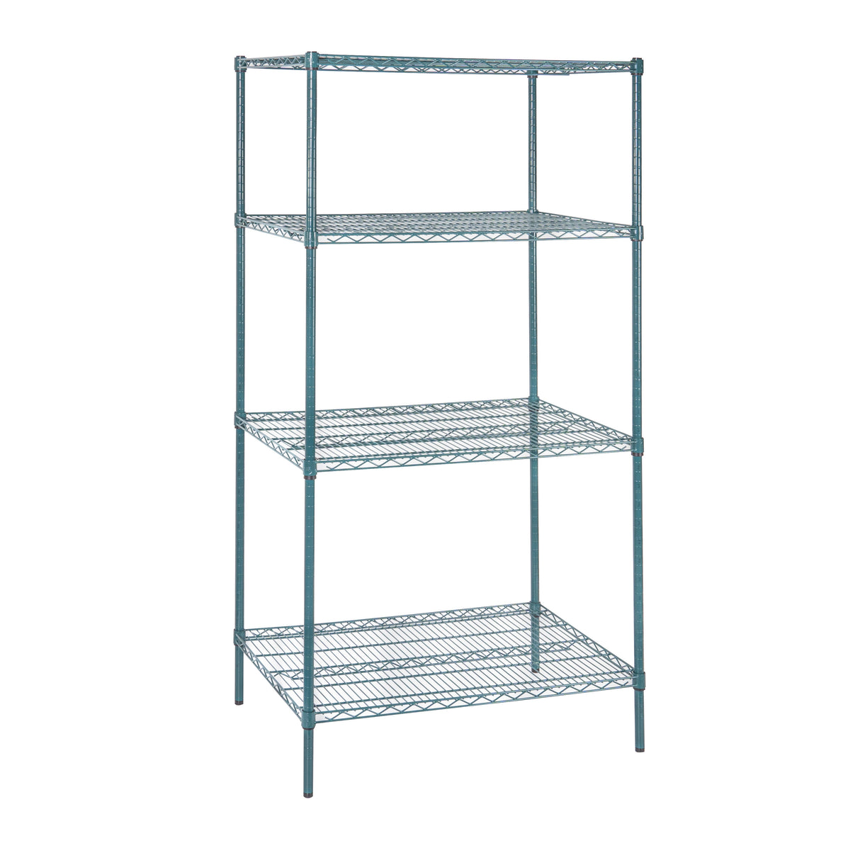 Shelves, NSF, RW Base, 24 x 36 Inch, Green, Epoxy, Corrosion-Resistant,4 - 1 EACH