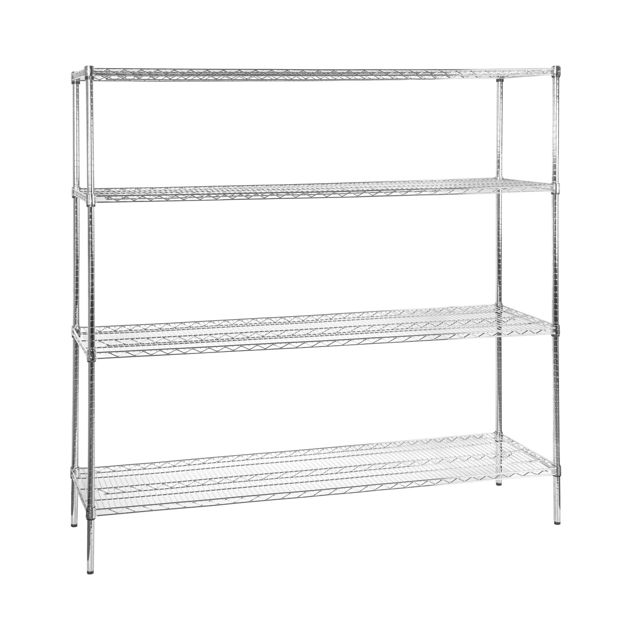 Shelves, NSF, RW Base, 18 x 72 Inch, Chrome,4 - 1 EACH