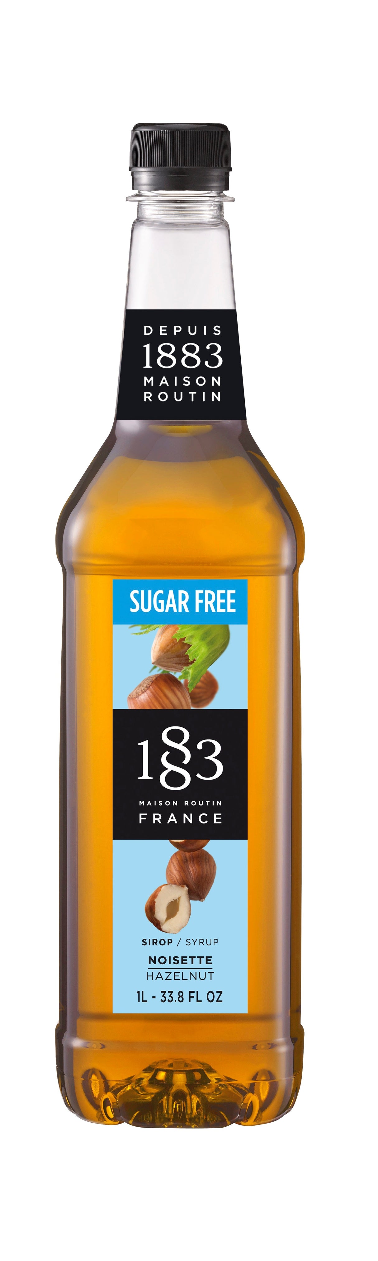Beverage Syrup, Hazelnut, Sugar-Free, Plastic,2 - 1 LITER