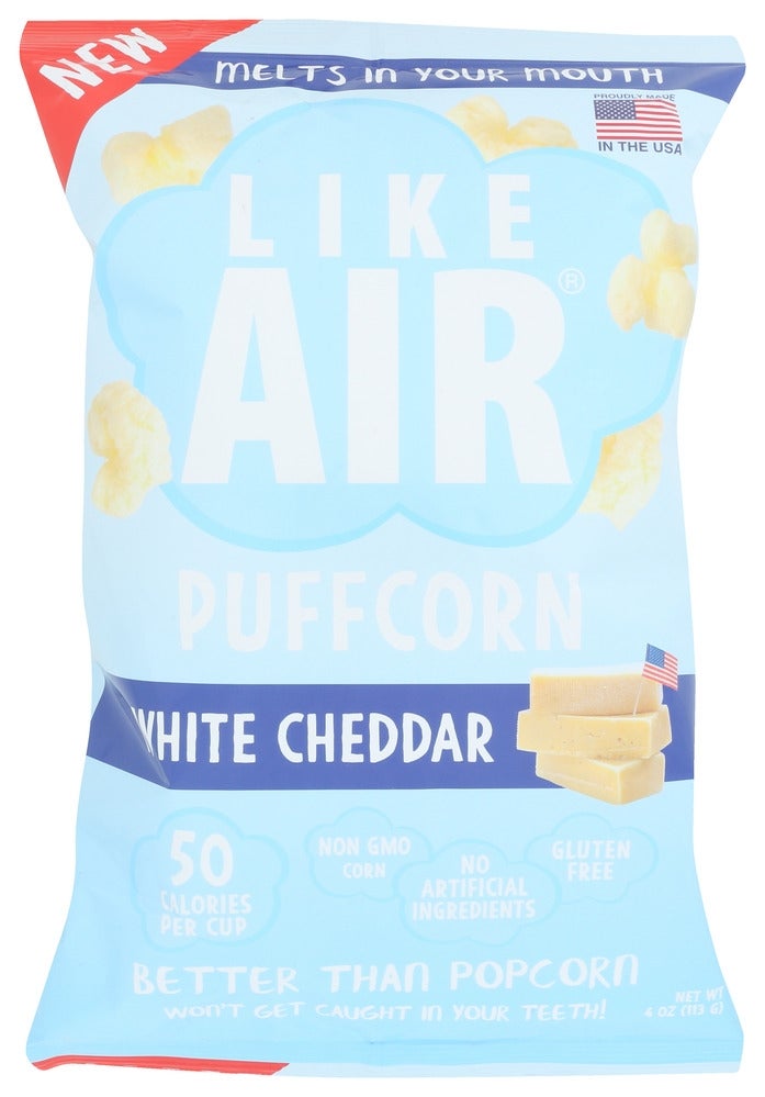 Popcorn Puffs, White Cheddar,12 - 4 OUNCE